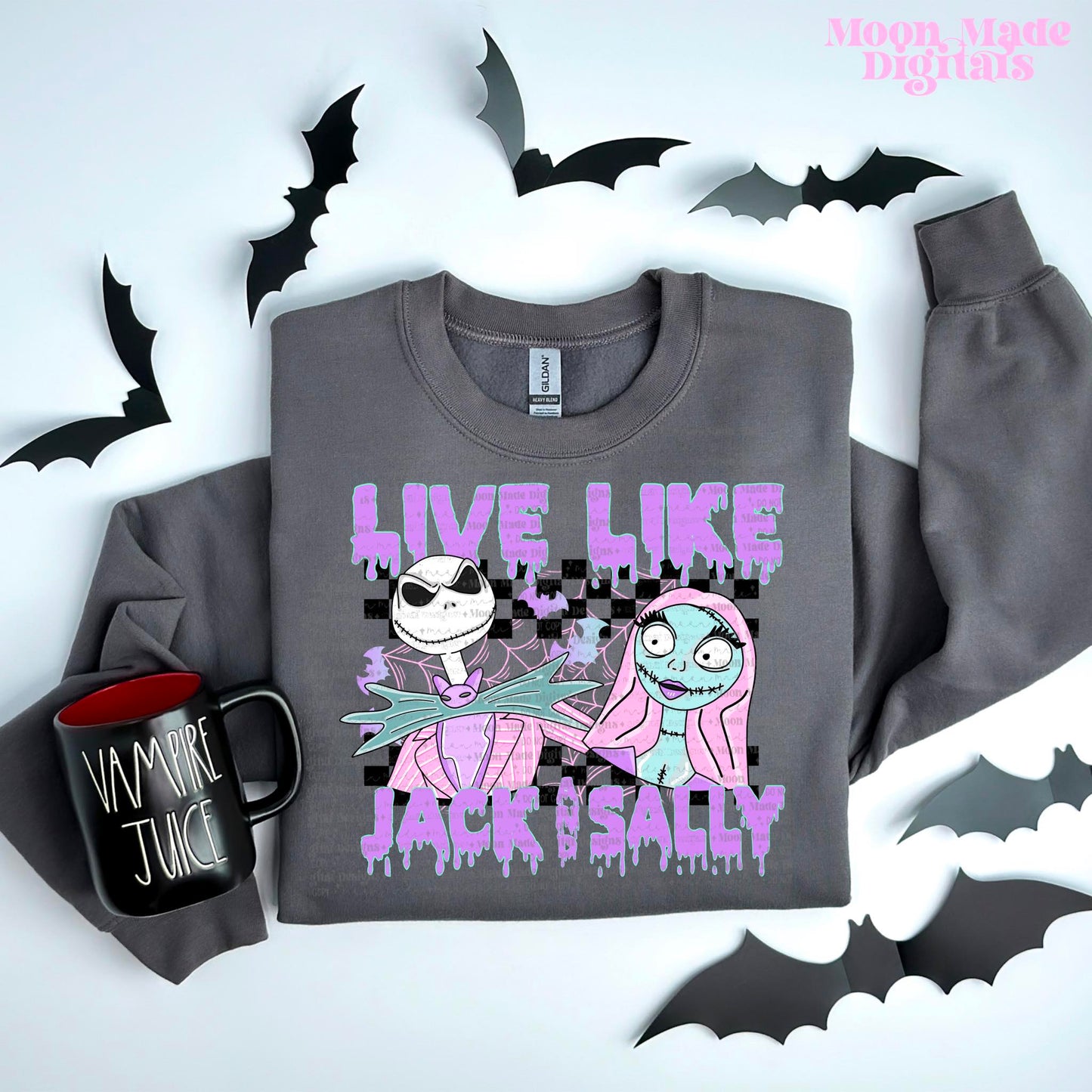 Live Like Jack and Sally Pastel