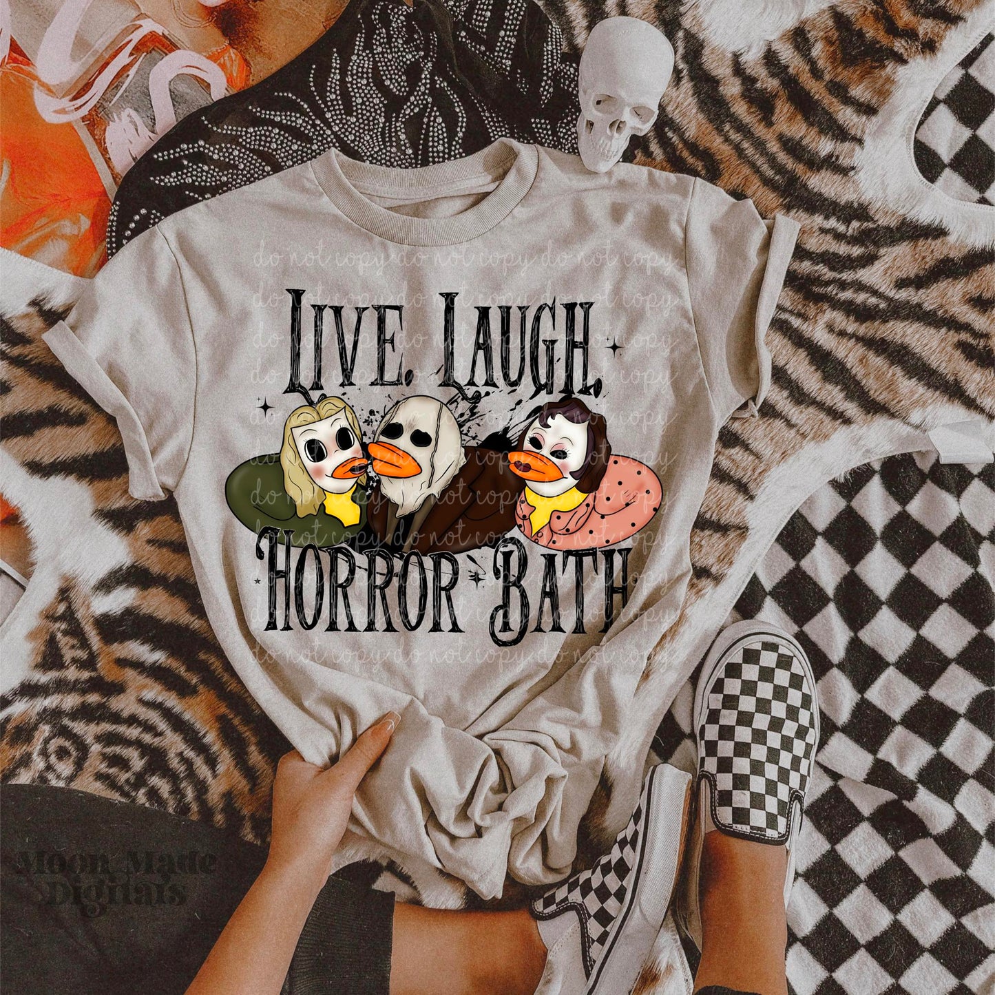 Live Laugh Horror Bath