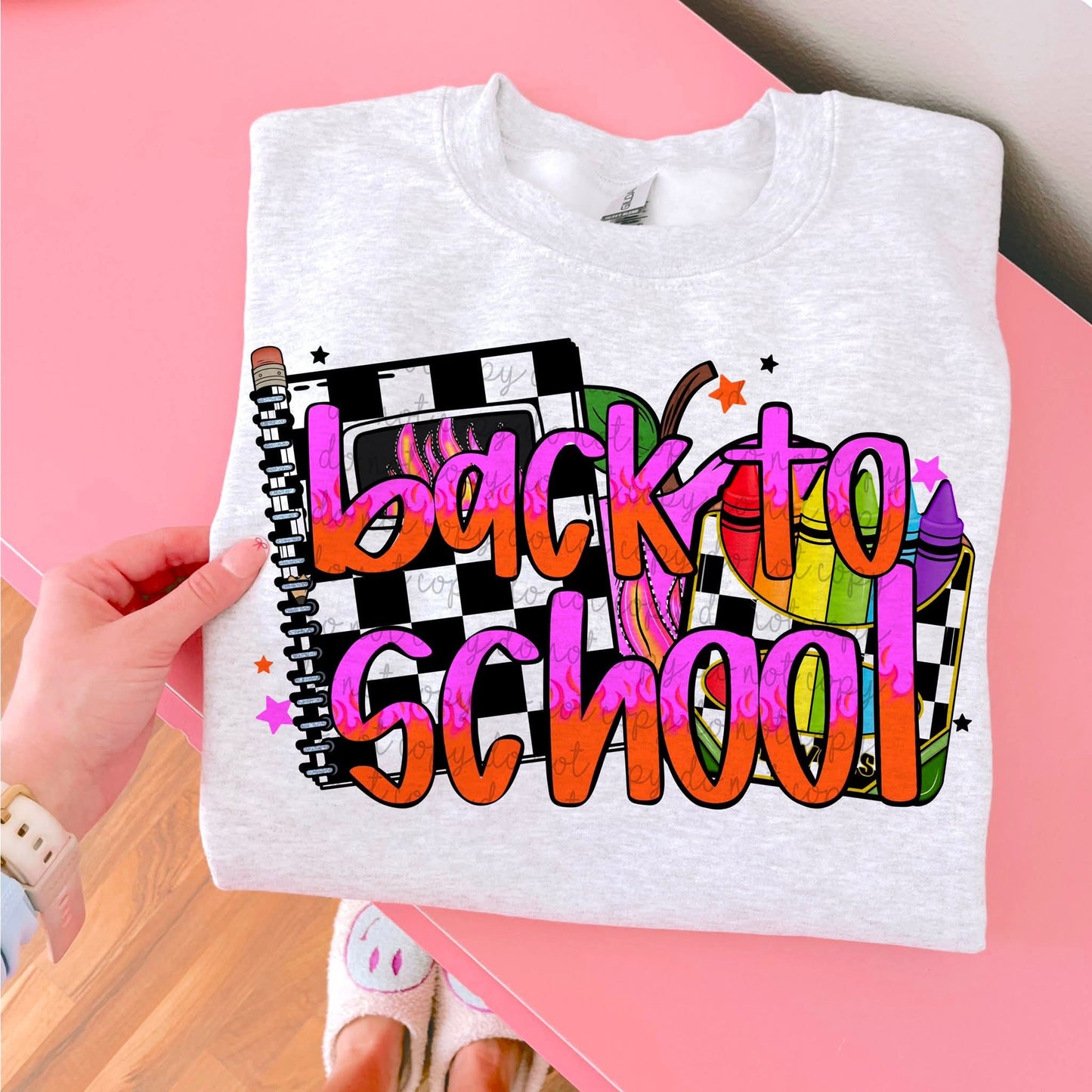 Back to School Flames PNG