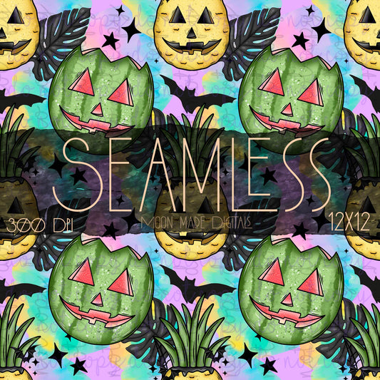 Spooky Fruit Seamless