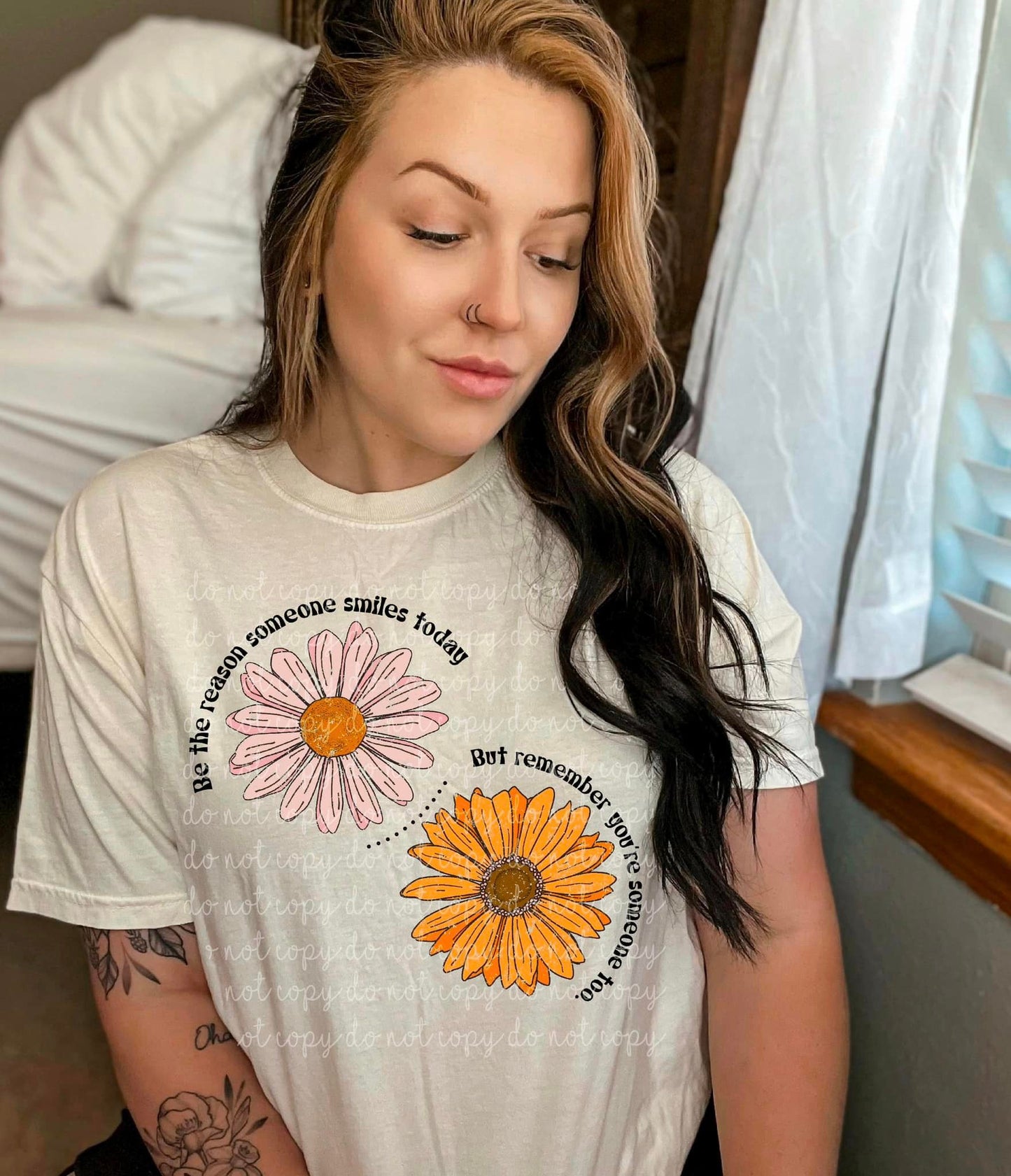 Be the reason someone smiles today [both black & white]